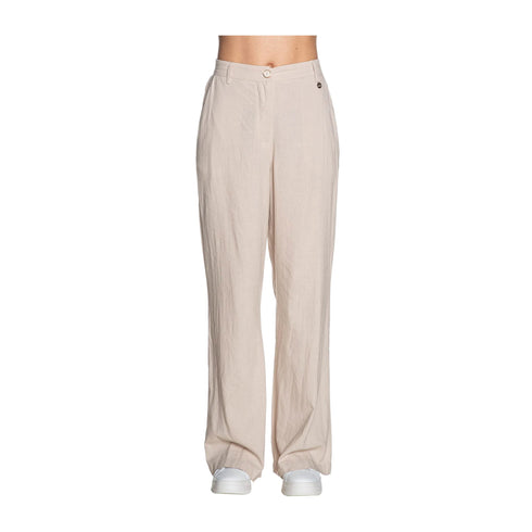 Yes Zee Pantaloni Pantalone Donna ampio vita elasticizzata S - Francavilla Moda